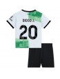 Liverpool Diogo Jota #20 Venkovní dres pro děti 2023-24 Krátký Rukáv (+ trenýrky)
